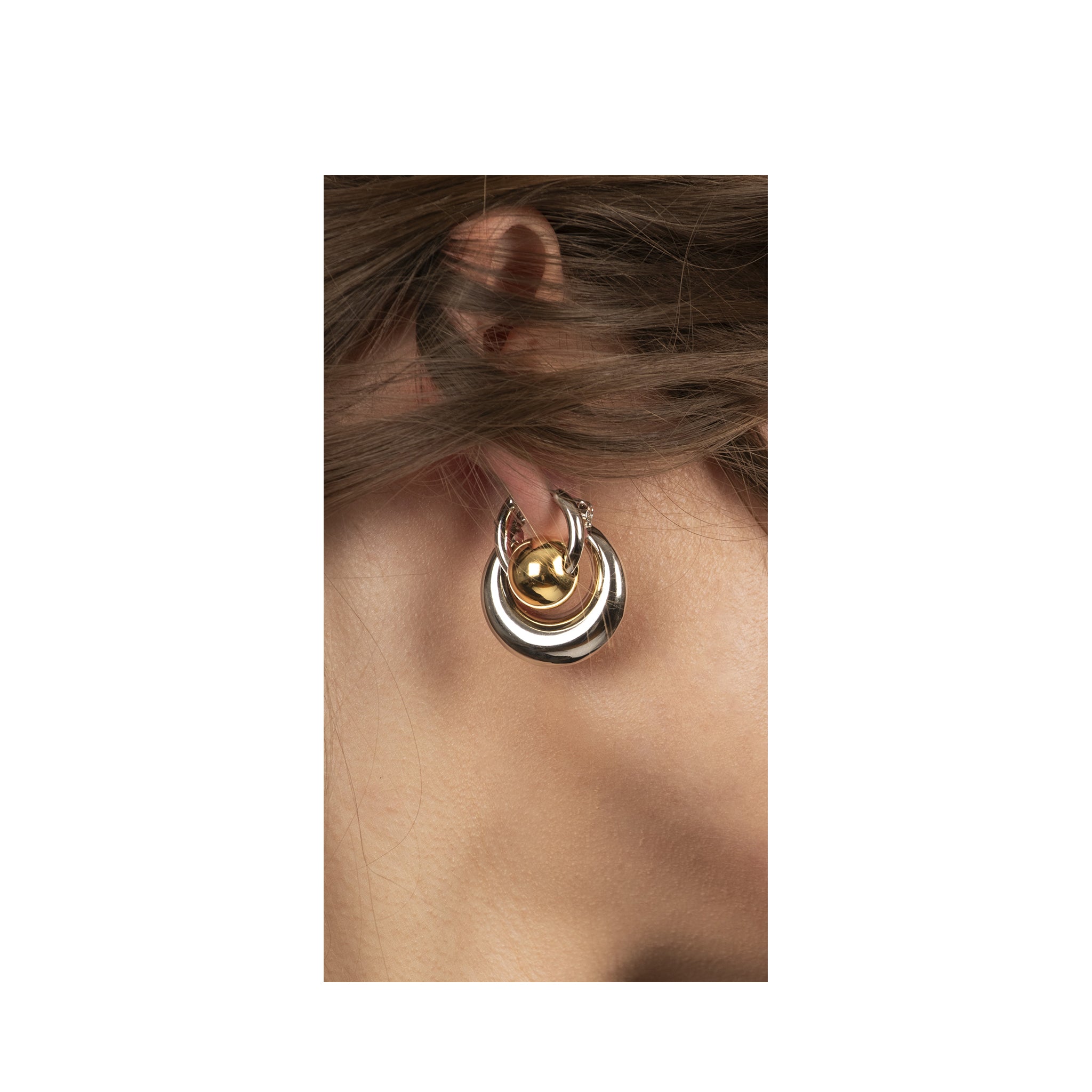 Le Cercle Earring Gold Plated