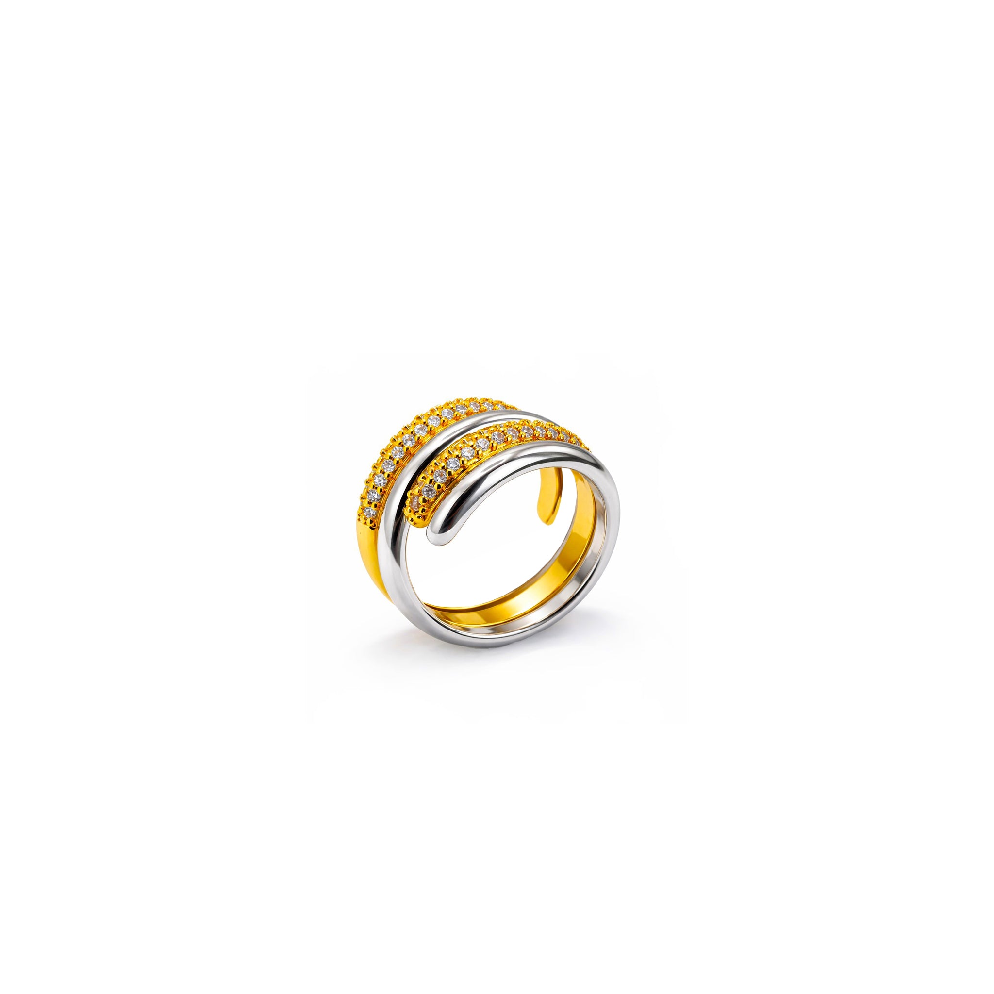 Duet Pavé Ring