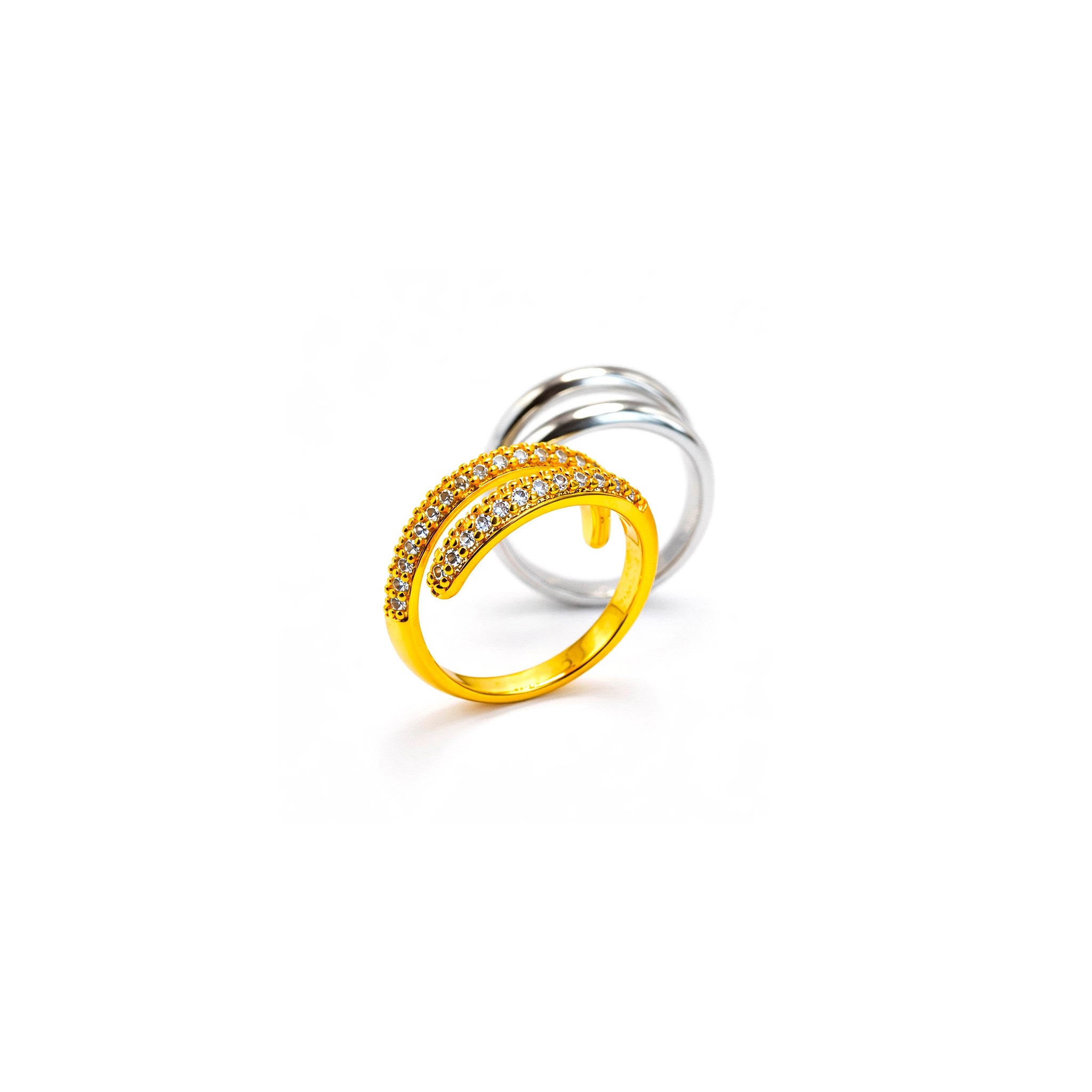 Duet Pavé Ring