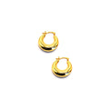 Boucles d'oreilles Contour en or
