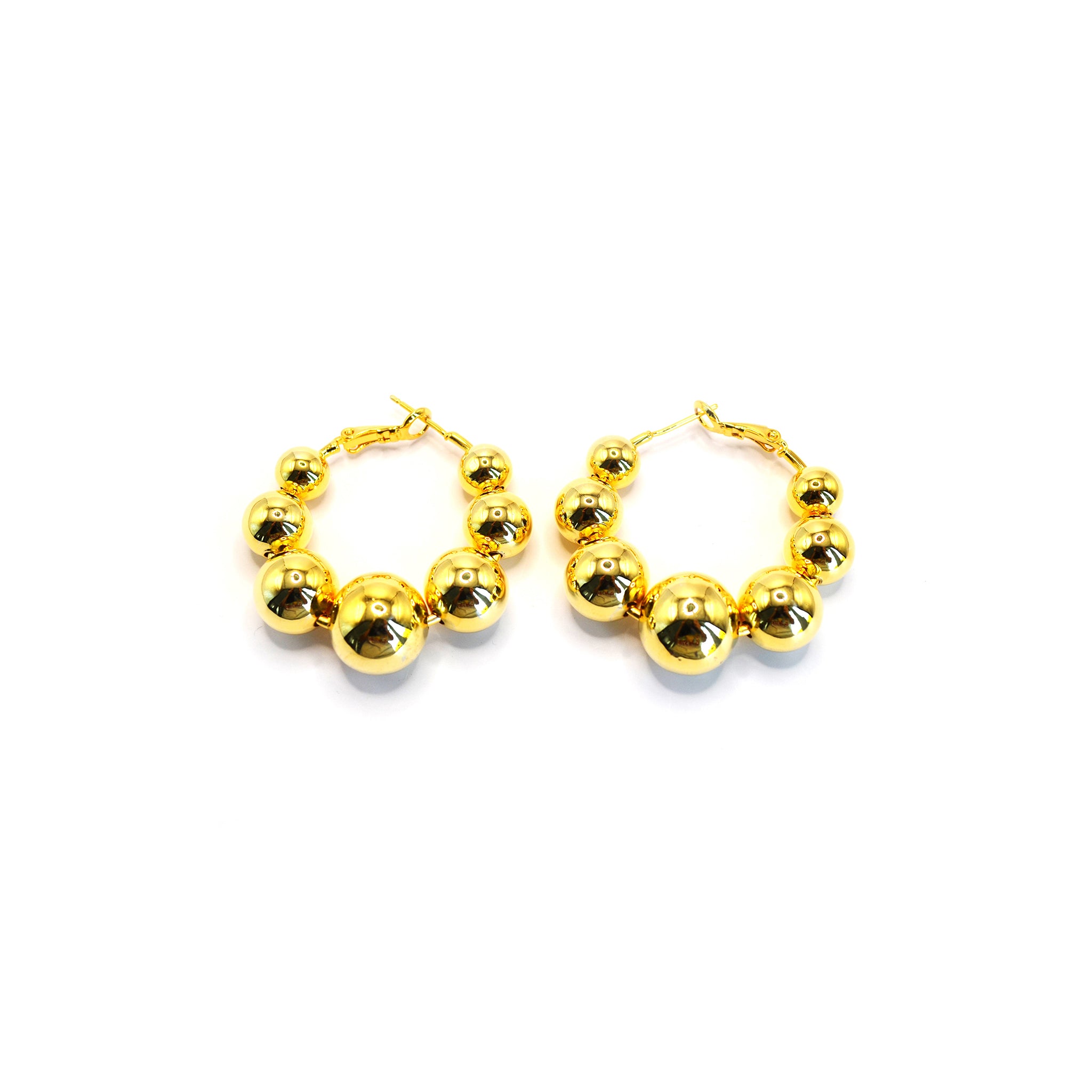 Sun Sphere Loop Earring