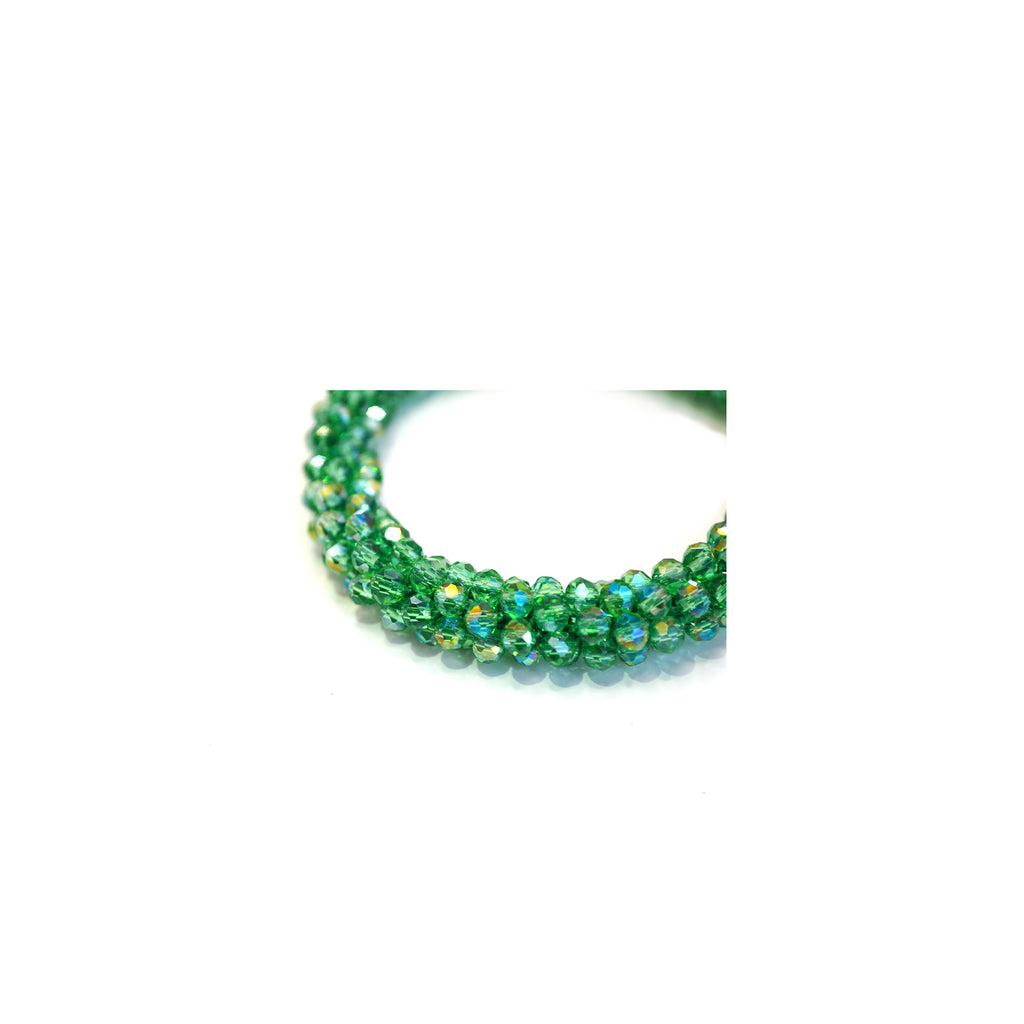 Glass Moss Anklet