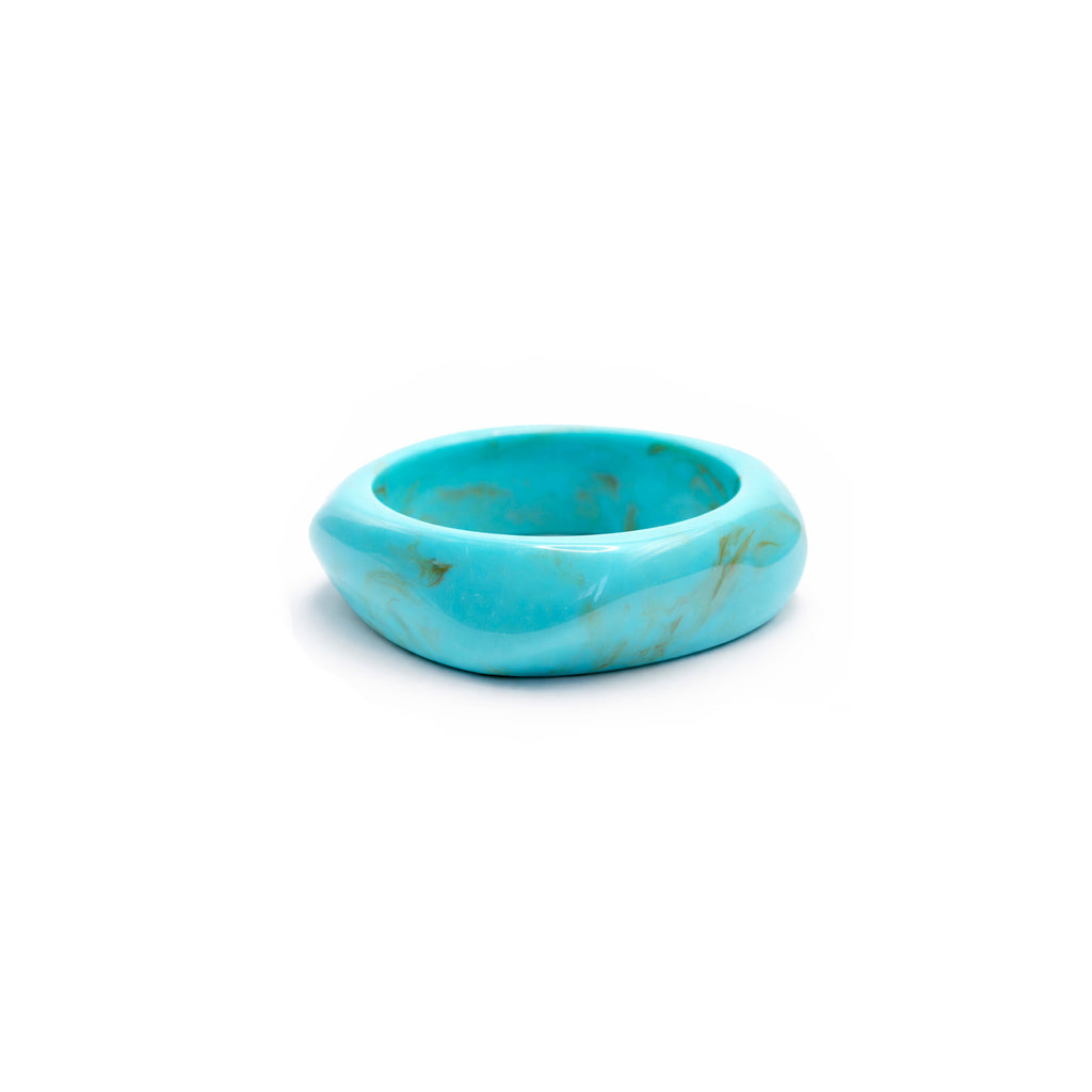 Lagoon Vein Acrylic Bangle